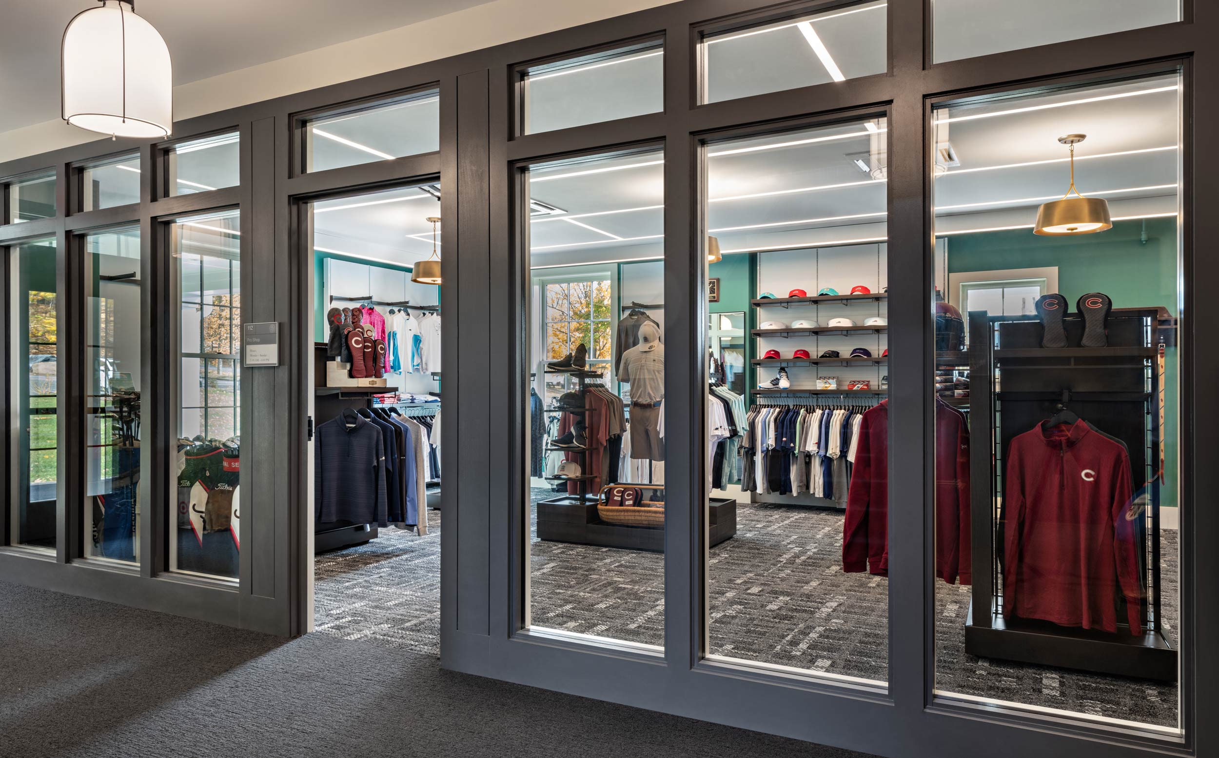 Morgan Architecture Seven Oaks golf club traditional modern retail store